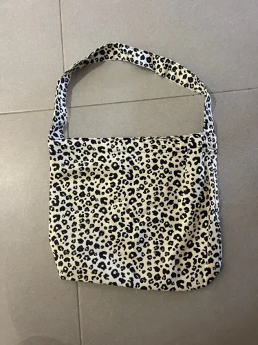 Leopard Prints Canvas Tote Bag - Women's Fashion photo review