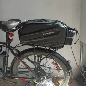 Large Capacity Bicycle Carrier Bag - Waterproof Pannier & Trunk Bag photo review