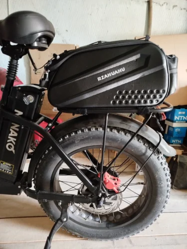 Large Capacity Bicycle Carrier Bag - Waterproof Pannier & Trunk Bag photo review