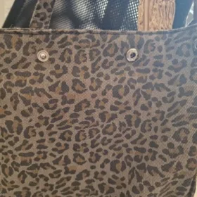 Leopard Prints Canvas Tote Bag - Women's Fashion photo review