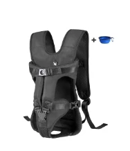 Adjustable Hands-Free Dog Backpack Carrier for Medium Small Dogs photo review