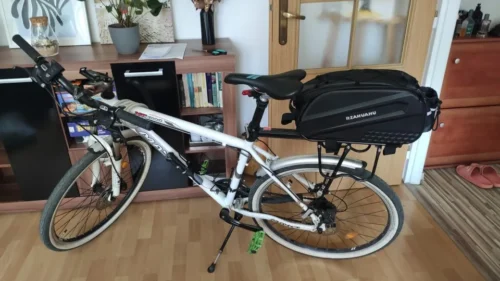 Large Capacity Bicycle Carrier Bag - Waterproof Pannier & Trunk Bag photo review