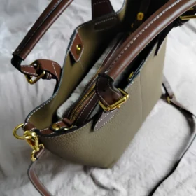 Luxury Leather Crossbody Bucket Bag photo review