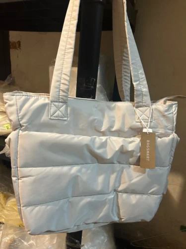 Stylish Multi-Pocket Tote Bag photo review