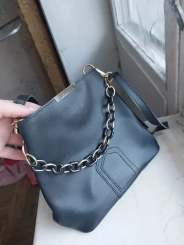 Korean Chain Shoulder Bag for Women | Fashion PU Crossbody Handbag photo review