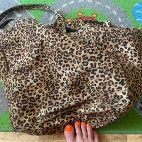 Leopard Prints Canvas Tote Bag - Women's Fashion photo review