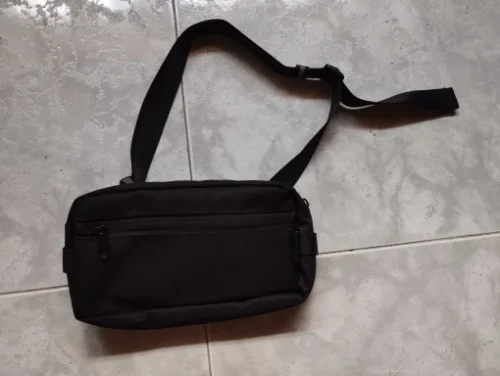 Adjustable Nylon Waist Pack with Multi Compartment Storage photo review