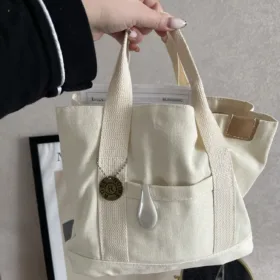 Vintage Canvas Women's Lunch Bag - Versatile Fashion Tote photo review